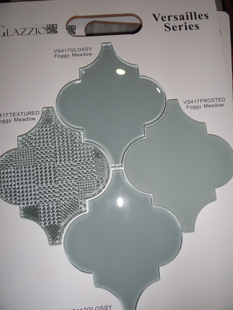 Glazzio Versailles Series — Foggy Meadow tile samples