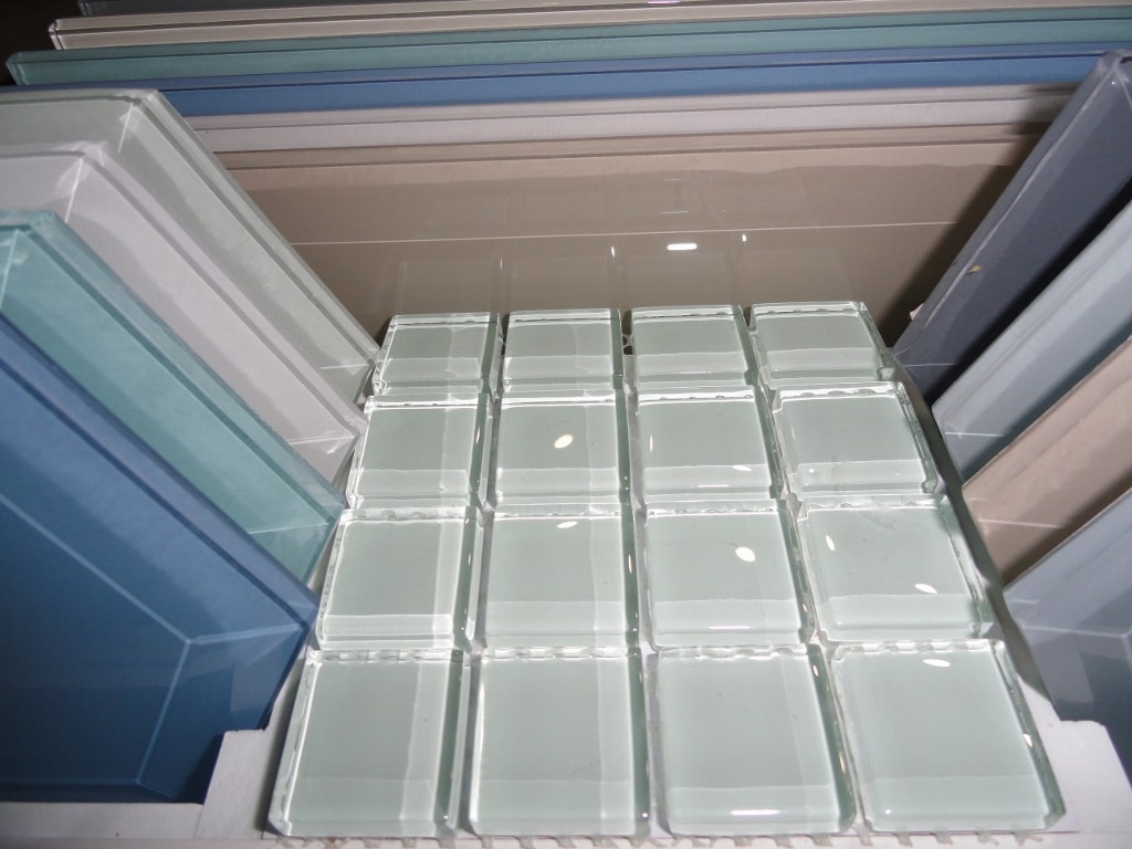 SMI Stone Gallery showroom mosaic tile wall display